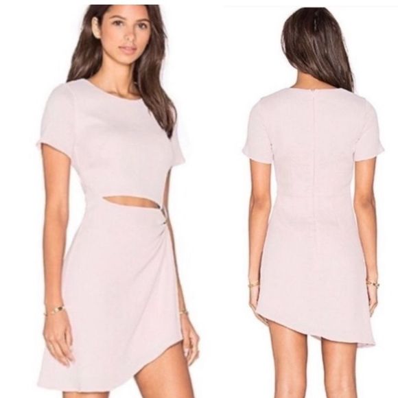 Stylestalker Dresses & Skirts - 𝅺STYLESTALKER Thea asymmetrical blush dress